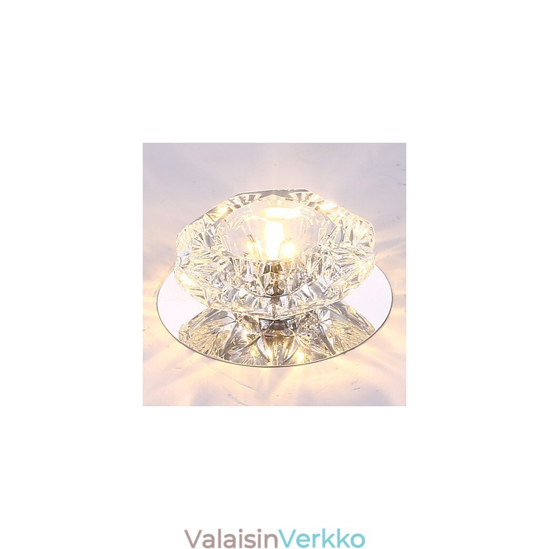 3W energiaa säästävä moderni kattovalo Crystal Ceiling Light Down -lamppu Lamppu