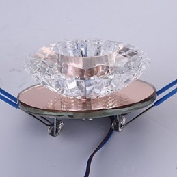 3W energiaa säästävä moderni kattovalo Crystal Ceiling Light Down -lamppu Lamppu