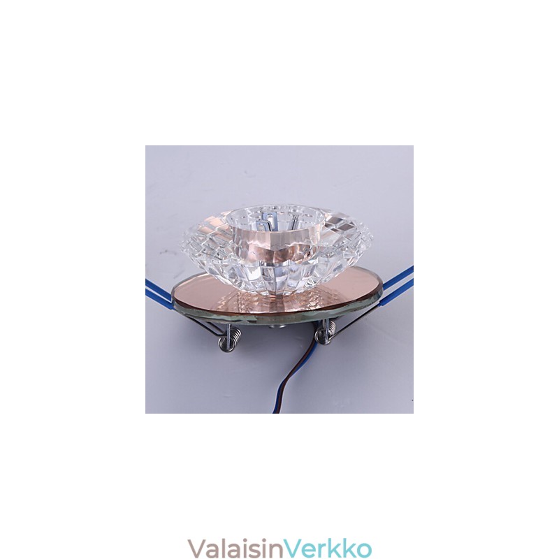 3W energiaa säästävä moderni kattovalo Crystal Ceiling Light Down -lamppu Lamppu