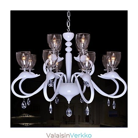 Eurooppalaista tyyliä Crystal Droplight Individuality Creative Swan 12 Light kattokruunu Eurooppalaista tyyliä Crystal Droplight Individuality Creative Swan 12 Light kattokruunu