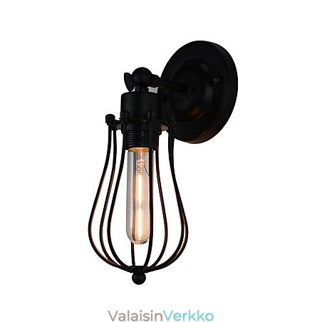 Maalattu teräs seinävalaisin tyhmä musta amerikkalainen kahvikoristelu Retro seinävalo valomiekka lamppu seinälle Maalattu teräs seinävalaisin tyhmä musta amerikkalainen kahvikoristelu Retro seinävalo valomiekka lamppu seinälle