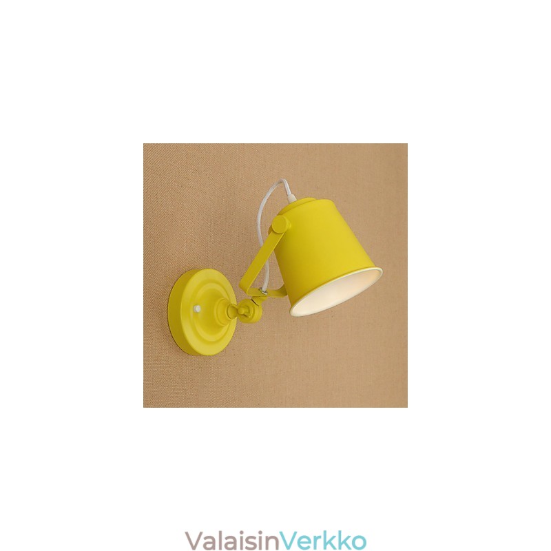 Maalattu teräs seinävalaisin tyhmä musta amerikkalainen kahvikoristelu Retro seinävalo valomiekkalamppu seinään
