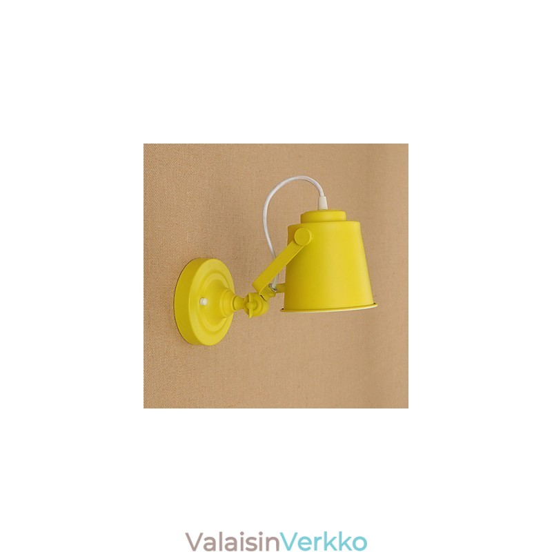 Maalattu teräs seinävalaisin tyhmä musta amerikkalainen kahvikoristelu Retro seinävalo valomiekkalamppu seinään