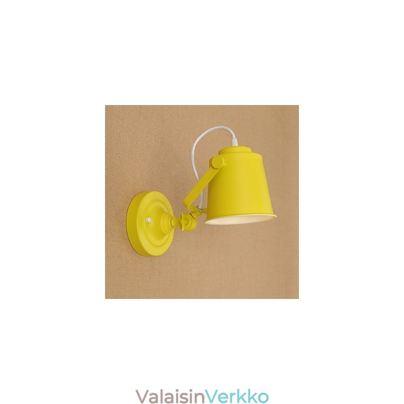 Maalattu teräs seinävalaisin tyhmä musta amerikkalainen kahvikoristelu Retro seinävalo valomiekkalamppu seinään