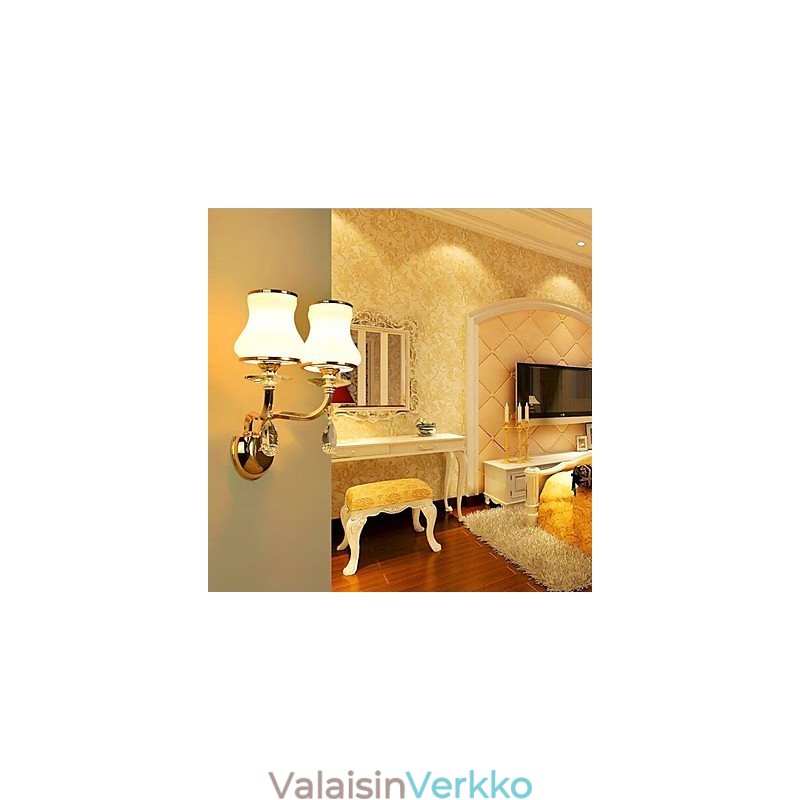 Moderni nykyaikainen galvanoitu ominaisuus Crystal Mini Style -silmäsuojausseinävalaisimiin