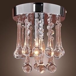 Moderni nykyaikainen Crystal Mini Style Chrome uppoteline