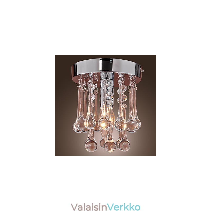 Moderni nykyaikainen Crystal Mini Style Chrome uppoteline