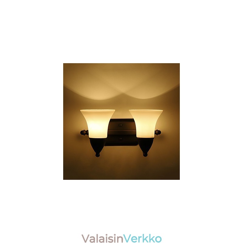 Rustic Lodge Black Oxide -viimeistelyominaisuus silmien suojaamiseen Ambient Light -seinälamppujen seinävalaisin