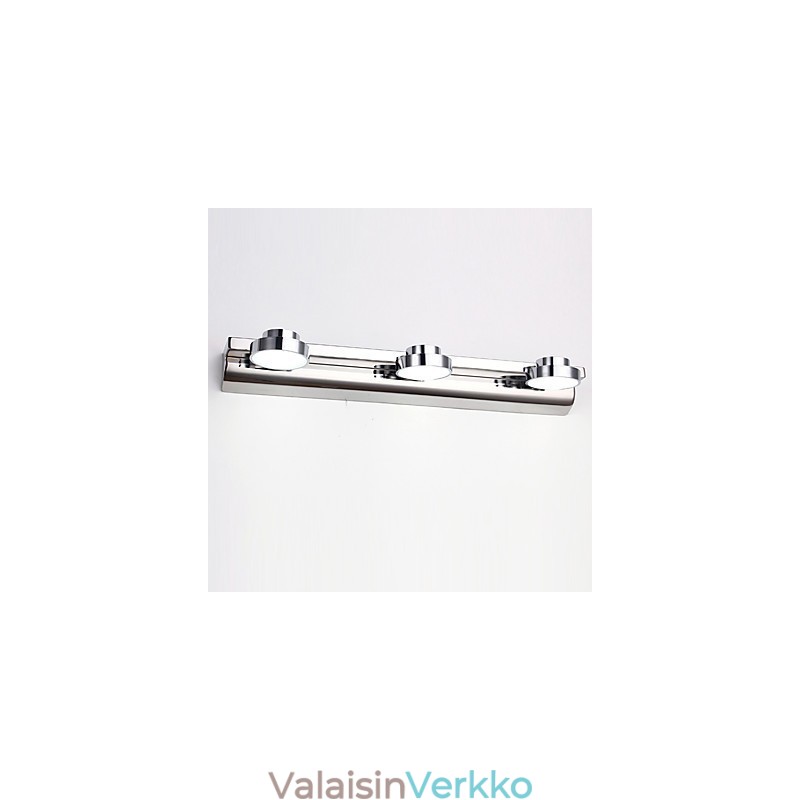 Kylpyhuoneen valaistus moderni nykyaikainen metalli