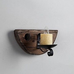 Maalaismainen lodge-maalausominaisuus minityyliselle uplight-seinävalaisimille