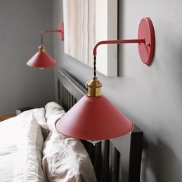 Minikokoinen yksinkertainen teollinen päälamppu Seinälamppu Vintage Retro Village Metal Seinävalaisin Käytävän seinälamppu