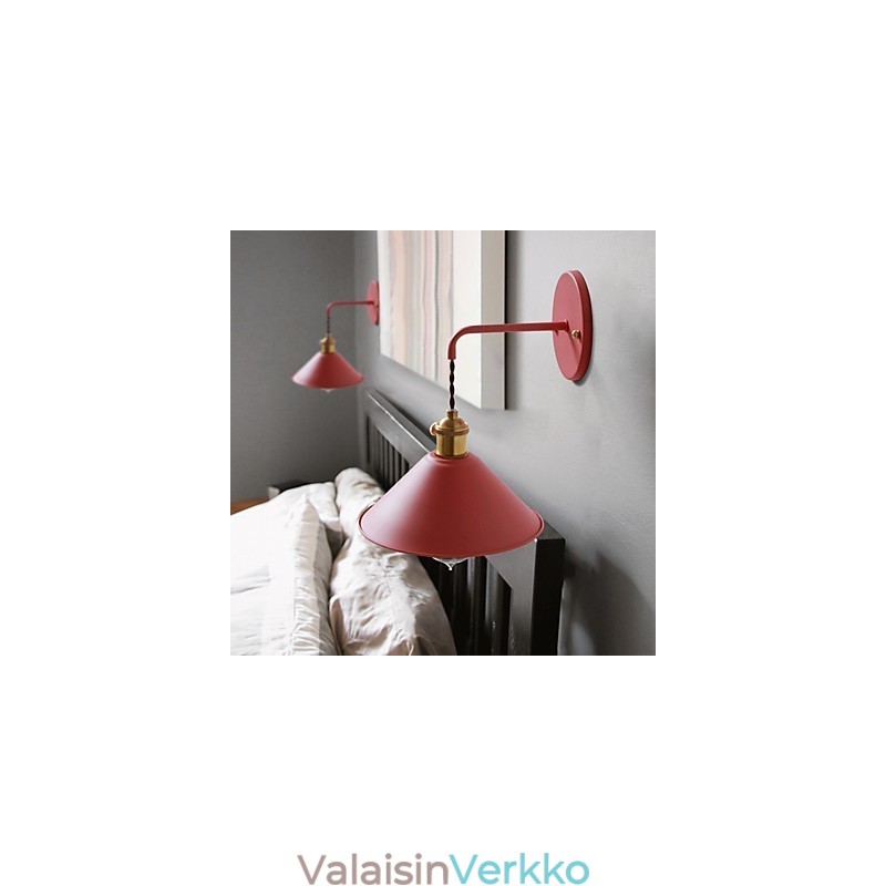 Minikokoinen yksinkertainen teollinen päälamppu Seinälamppu Vintage Retro Village Metal Seinävalaisin Käytävän seinälamppu