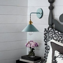 Minikokoinen yksinkertainen teollinen päälamppu Seinälamppu Vintage Retro Village Metal Seinävalaisin Käytävän seinälamppu