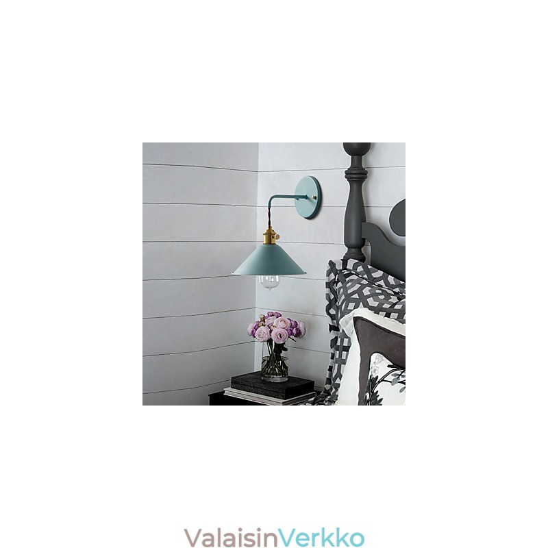 Minikokoinen yksinkertainen teollinen päälamppu Seinälamppu Vintage Retro Village Metal Seinävalaisin Käytävän seinälamppu