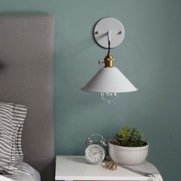 Minikokoinen yksinkertainen teollinen päälamppu Seinälamppu Vintage Retro Village Metal Seinävalaisin Käytävän seinälamppu