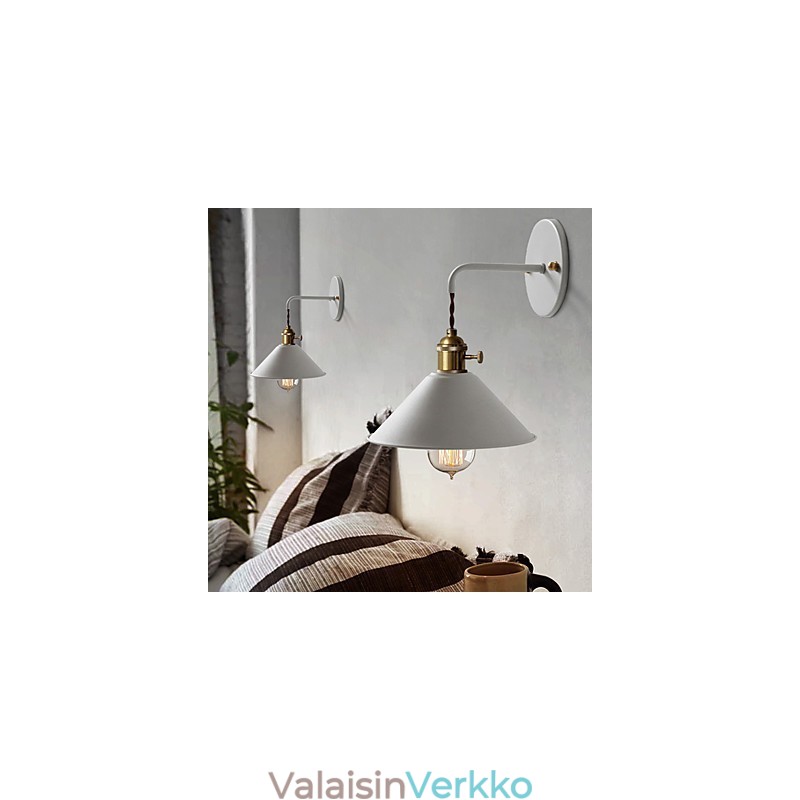 Minikokoinen yksinkertainen teollinen päälamppu Seinälamppu Vintage Retro Village Metal Seinävalaisin Käytävän seinälamppu