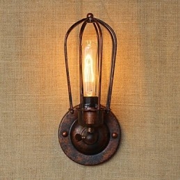 Yksinkertainen Vintage Country Retro -sähkölevyominaisuus minityylisille Ambient Light -seinävalaisimille
