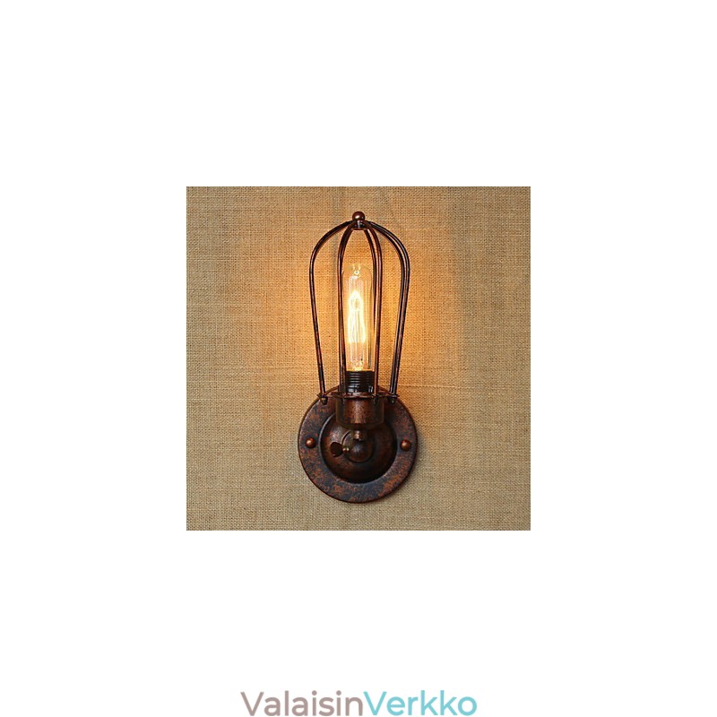 Yksinkertainen Vintage Country Retro -sähkölevyominaisuus minityylisille Ambient Light -seinävalaisimille