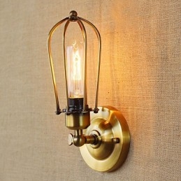 Yksinkertainen Vintage Country Retro -sähkölevyominaisuus minityylisille Ambient Light -seinävalaisimille