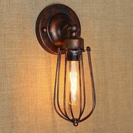 Yksinkertainen Vintage Country Retro -sähkölevyominaisuus minityylisille Ambient Light -seinävalaisimille