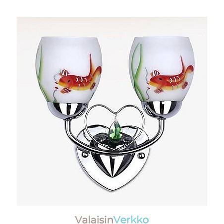 Yksinkertainen muu ominaisuus Crystal Ambient Light -seinävalaisimille Yksinkertainen muu ominaisuus Crystal Ambient Light -seinävalaisimille