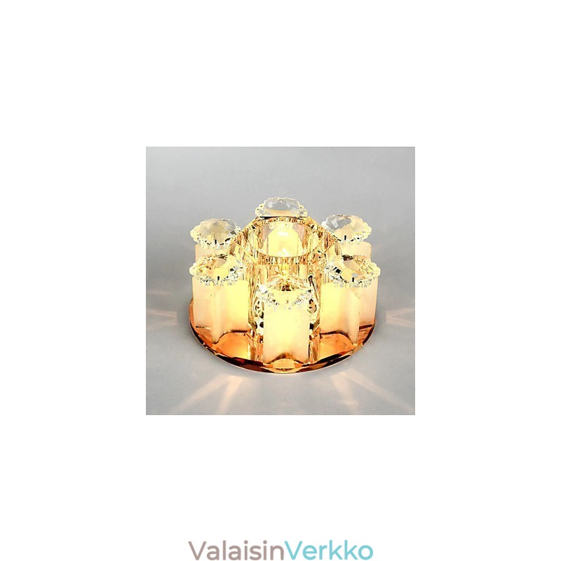 Crystal Lamp Smd CreativeTube Spotlight absorboi kupuvaloa