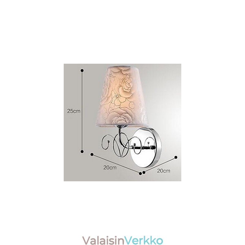 Moderni nykyaikainen sähköpinnoitettu ominaisuus uplight seinävalaisin seinävalaisin