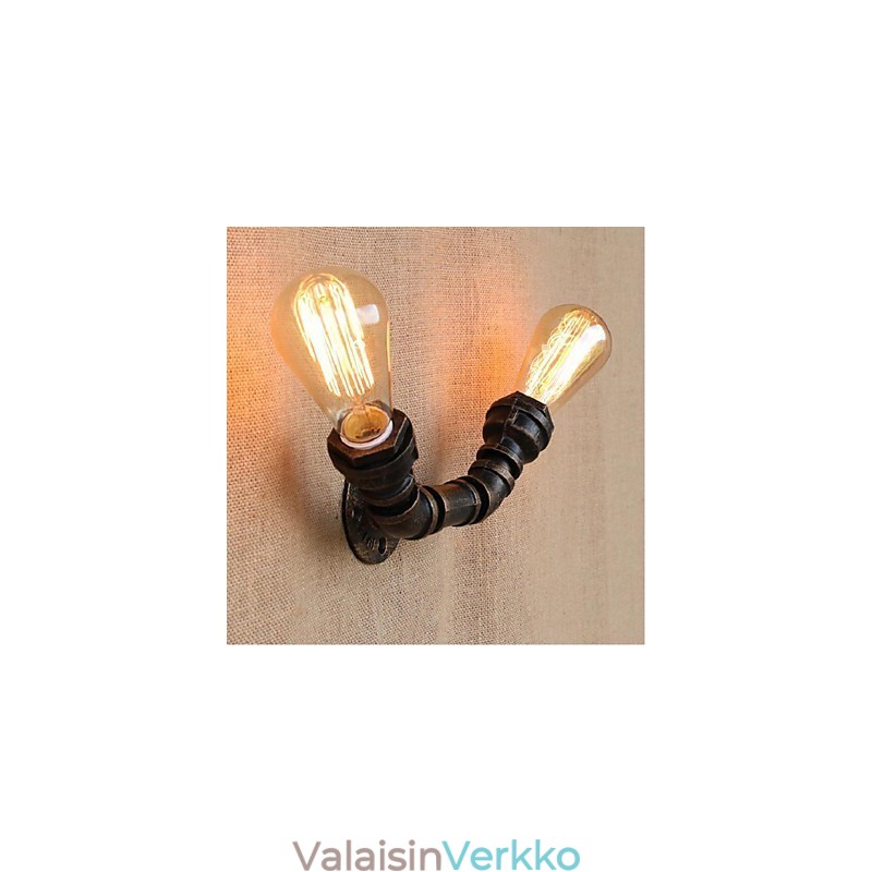 Nostalgia yksinkertainen vesiputki koristeellinen pieni seinävalaisin seinävalaisin