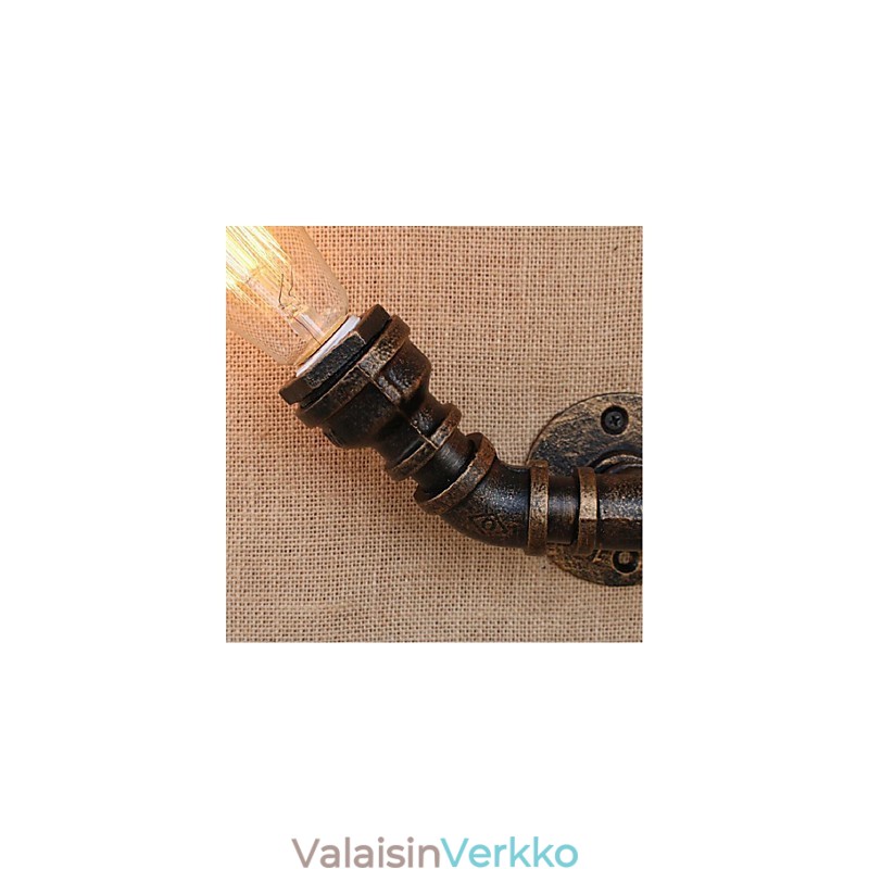 Nostalgia yksinkertainen vesiputki koristeellinen pieni seinävalaisin seinävalaisin
