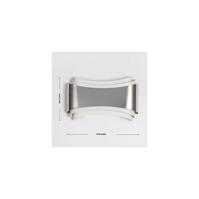 Integroitu moderni nykyaikainen Chrome-ominaisuus ympäristövalaisimiin