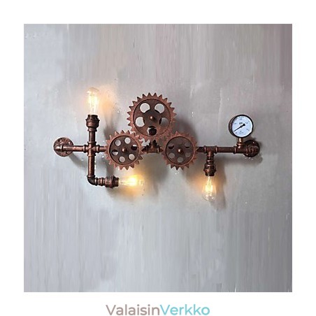Vintage Industrial Pipe Seinävalot Puu Vaihteen muoto Luovat kääntyvät valot Ravintola Kahvila Baari Sisustusvalaistus Vintage Industrial Pipe Seinävalot Puu Vaihteen muoto Luovat kääntyvät valot Ravintola Kahvila Baari Sisustusvalaistus
