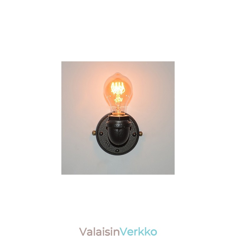 Yksinkertainen Retro Industrial Iron Pipe -koristeellinen seinävalaisin seinävalaisin