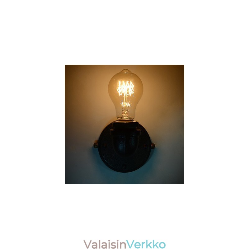 Yksinkertainen Retro Industrial Iron Pipe -koristeellinen seinävalaisin seinävalaisin