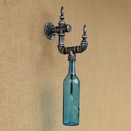 Retro Nostalgia Persoonallisuudella Kahvila Baari Ravintola Käytävä Vesipullo Seinälampun kytkin