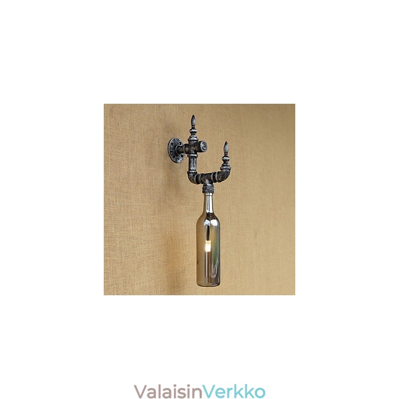 Retro Nostalgia Persoonallisuudella Kahvila Baari Ravintola Käytävä Vesipullo Seinälampun kytkin