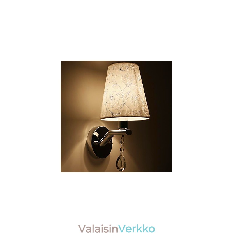 Moderni nykyaikainen hopeaominaisuus Crystal Ambient Light -seinävalaisimiin