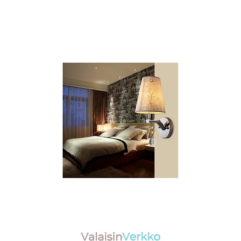 Moderni nykyaikainen hopeaominaisuus Crystal Ambient Light -seinävalaisimiin