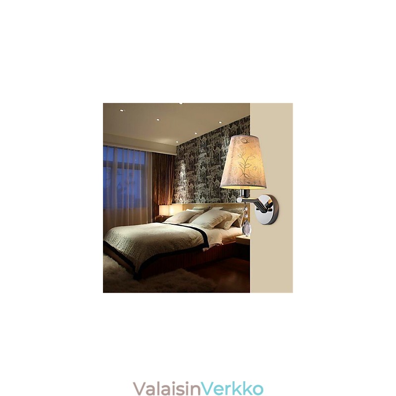 Moderni nykyaikainen hopeaominaisuus Crystal Ambient Light -seinävalaisimiin