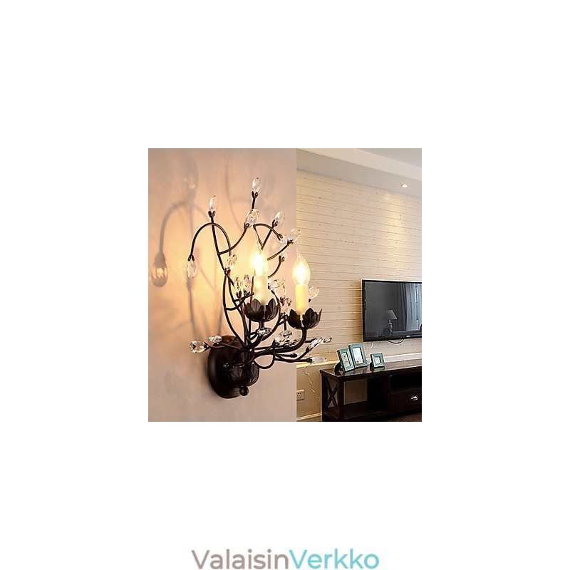 Moderni nykyaikainen perinteinen klassinen maalaismainen Lodge Country Painting ominaisuus Crystal Uplight