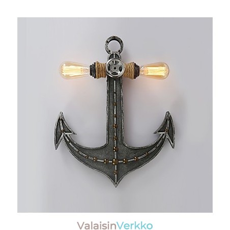 Vintage Industrial Wall Lights Puuveneen ankkuri Muoto Luova Ravintola Kahvila Baari Sisustusvalaistus Vintage Industrial Wall Lights Puuveneen ankkuri Muoto Luova Ravintola Kahvila Baari Sisustusvalaistus