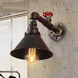Vesipiippu seinävalaisimet Retro teollinen tyyli Luova Country Metal Ravintola Kahvila Baari Baari Pöytävalaisimet