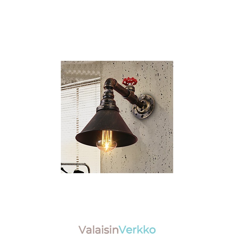 Vesipiippu seinävalaisimet Retro teollinen tyyli Luova Country Metal Ravintola Kahvila Baari Baari Pöytävalaisimet