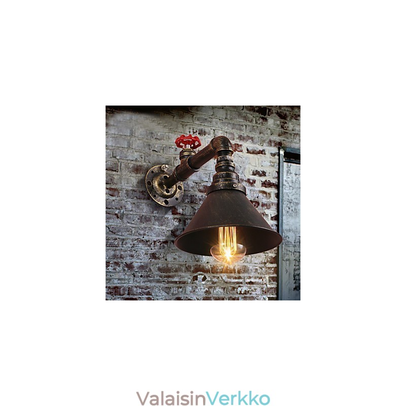 Vesipiippu seinävalaisimet Retro teollinen tyyli Luova Country Metal Ravintola Kahvila Baari Baari Pöytävalaisimet