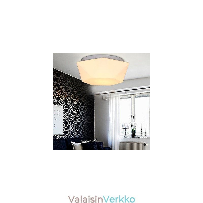 Creative White Diamond Glass Dome Light Absorb
