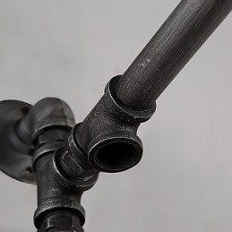 Vintage Industrial Pipe Seinävalot Kytkimellä Creative Lights Ravintola Kahvila Baari Sisustusvalaistus 1 vaalealla maalatulla viimeistelyllä
