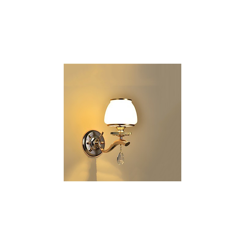 Moderni ja nykyaikainen galvanoitu ominaisuus Crystal Ambient Light -seinävalaisimille
