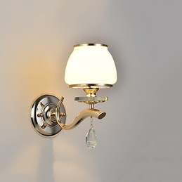Moderni ja nykyaikainen galvanoitu ominaisuus Crystal Ambient Light -seinävalaisimille