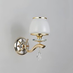 Moderni ja nykyaikainen galvanoitu ominaisuus Crystal Ambient Light -seinävalaisimille