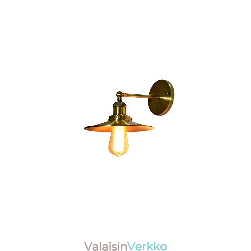 Rustic Lodge Perinteinen klassinen messinkiominaisuus Downlight-seinävalaisimiin