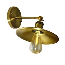 Rustic Lodge Perinteinen klassinen messinkiominaisuus Downlight-seinävalaisimiin